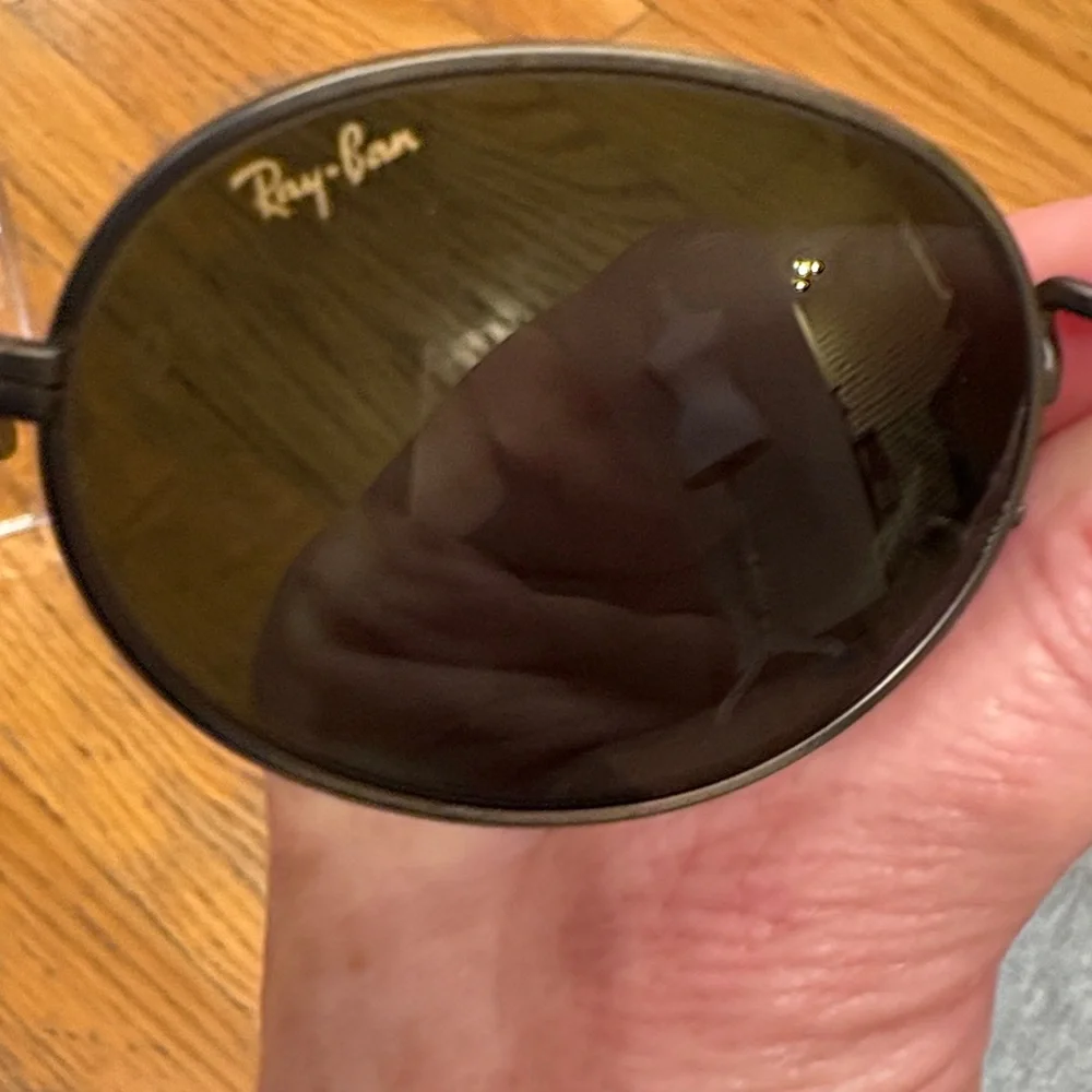 Ray-Ban Vintage Dark Oval Sunglasses